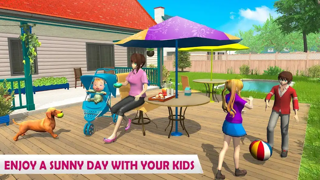 Play Anime Single Mom Simulator as an online game Anime Single Mom Simulator with UptoPlay
