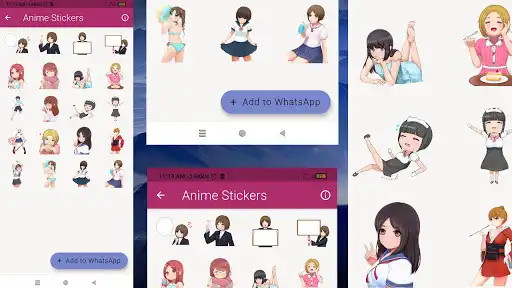 Play Anime stickers For WA as an online game Anime stickers For WA with UptoPlay