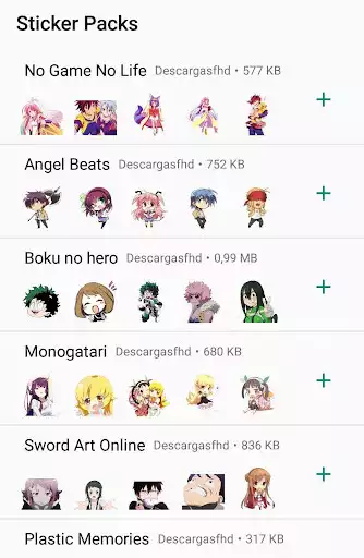 Play Anime Stickers  and enjoy Anime Stickers with UptoPlay
