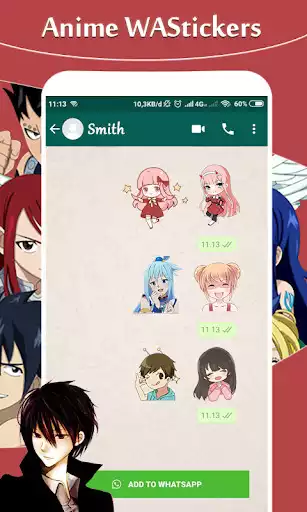 Play Anime Stickers : WAStickers For Whatsapp as an online game Anime Stickers : WAStickers For Whatsapp with UptoPlay