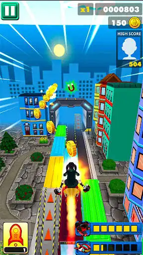 Play Anime Subway Runner 3D as an online game Anime Subway Runner 3D with UptoPlay