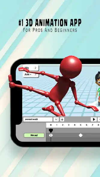 AnimeTok 3D - animation maker online game with UptoPlay