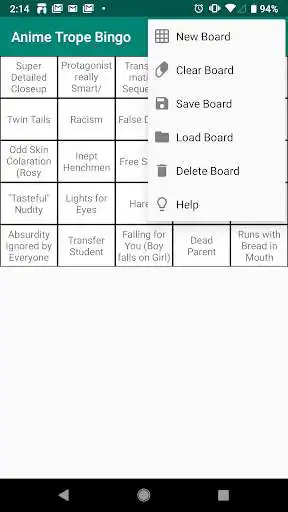 Play Anime Trope Bingo  and enjoy Anime Trope Bingo with UptoPlay