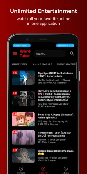 Play Animetuber - anime online  and enjoy Animetuber - anime online with UptoPlay