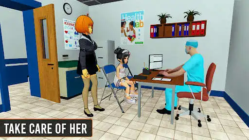 Play Anime Virtual Mother Simulator as an online game Anime Virtual Mother Simulator with UptoPlay