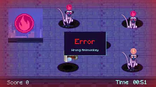 Play Animonkey - Whack A Monkey as an online game Animonkey - Whack A Monkey with UptoPlay