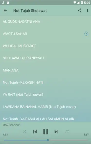 Play Anisa Rahman Not Tujuh Sholawat Offline as an online game Anisa Rahman Not Tujuh Sholawat Offline with UptoPlay