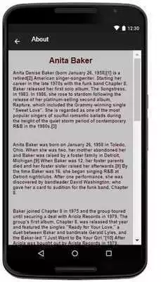 Play Anita Baker Music Lyrics