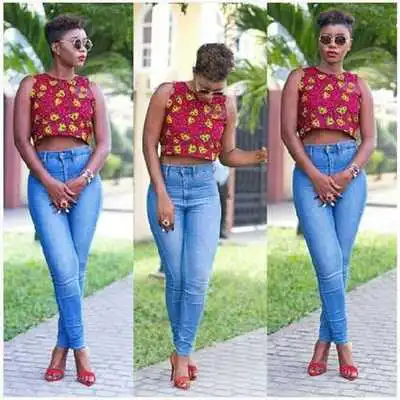 Play Ankara Crop Tops Style.