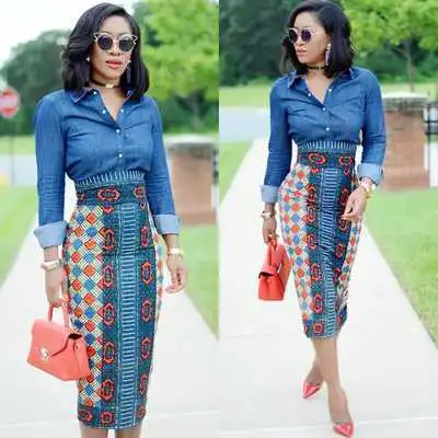 Play Ankara skirt fashion