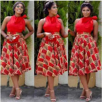 Play Ankara skirt fashion