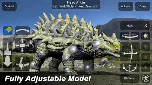 Play APK Ankylosaurus Mannequin  and enjoy Ankylosaurus Mannequin with UptoPlay com.apps3DMannequins.AnkylosaurusMannequin