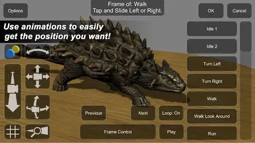 Play APK Ankylosaurus Mannequin  and enjoy Ankylosaurus Mannequin with UptoPlay com.apps3DMannequins.AnkylosaurusMannequin