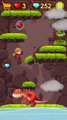 Play Anna in Dinoland - cave runner