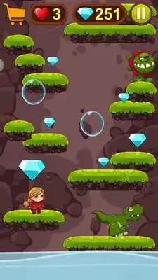 Play Anna in Dinoland - cave runner