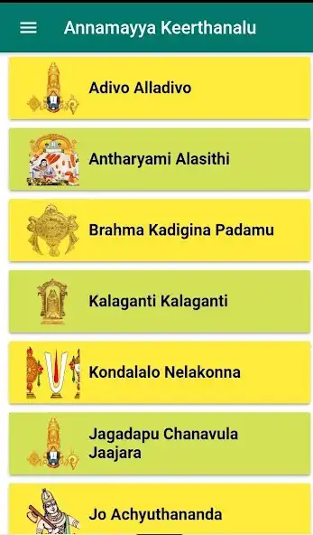 Play Annamayya Keerthanalu with lyrics  and enjoy Annamayya Keerthanalu with lyrics with UptoPlay