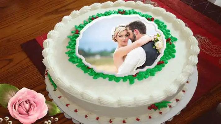 Play Anniversary Cake Photo Frames