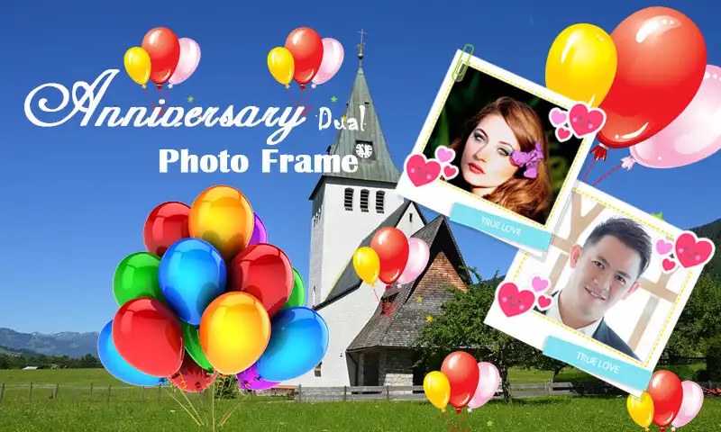 Play Anniversary Dual Photo Frame as an online game Anniversary Dual Photo Frame with UptoPlay