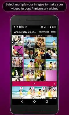 Play Anniversary Video Maker With Romantic Song
