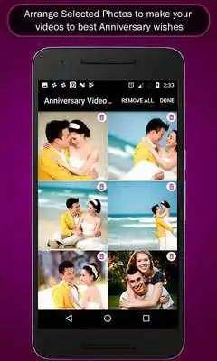 Play Anniversary Video Maker With Romantic Song
