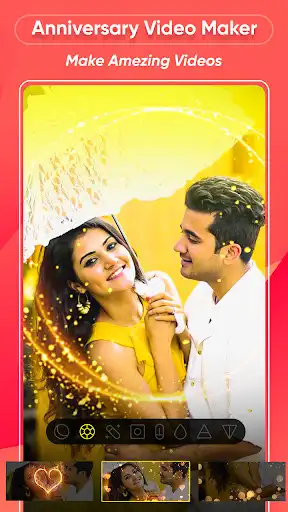 Play Anniversary Video Maker with Song & Music as an online game Anniversary Video Maker with Song & Music with UptoPlay