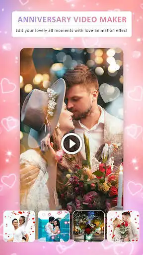 Play Anniversary Video Maker with Song -Slideshow Maker as an online game Anniversary Video Maker with Song -Slideshow Maker with UptoPlay
