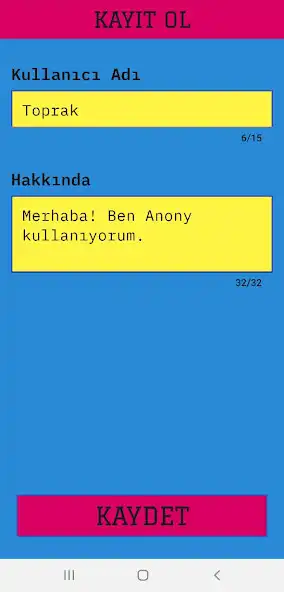 Play Anony - Anonymous Messaging as an online game Anony - Anonymous Messaging with UptoPlay