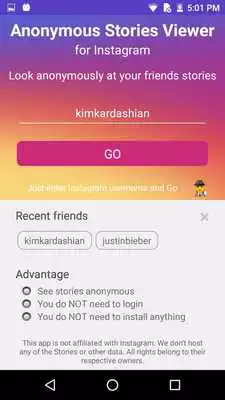 Play Anonymous Stories Viewer for Instagram