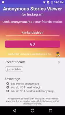 Play Anonymous Stories Viewer for Instagram