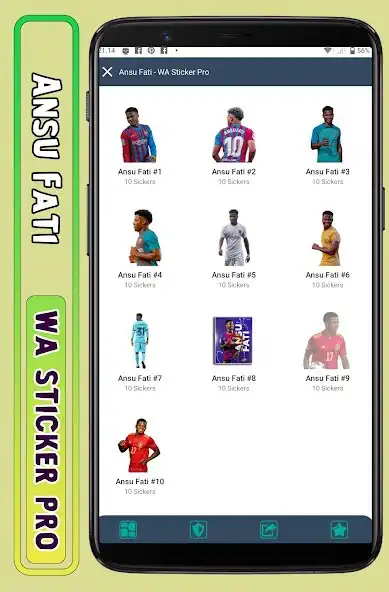 Play Ansu Fati - WA Sticker Pro  and enjoy Ansu Fati - WA Sticker Pro with UptoPlay