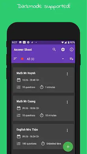 Play Answer Sheet - Do test without real paper! as an online game Answer Sheet - Do test without real paper! with UptoPlay