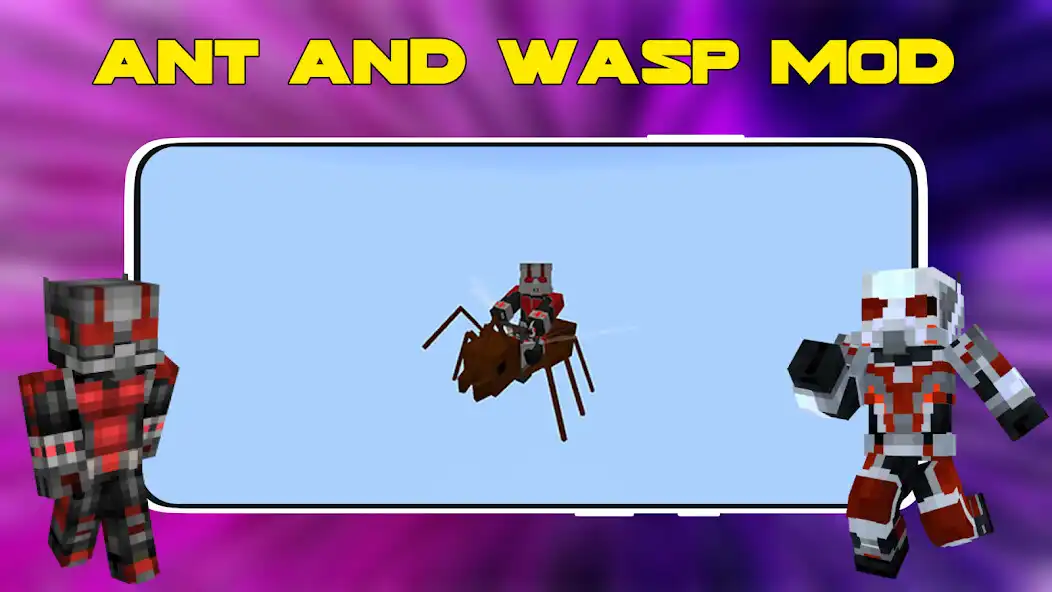 Ant and Wasp Mod for Minecraft online game with UptoPlay