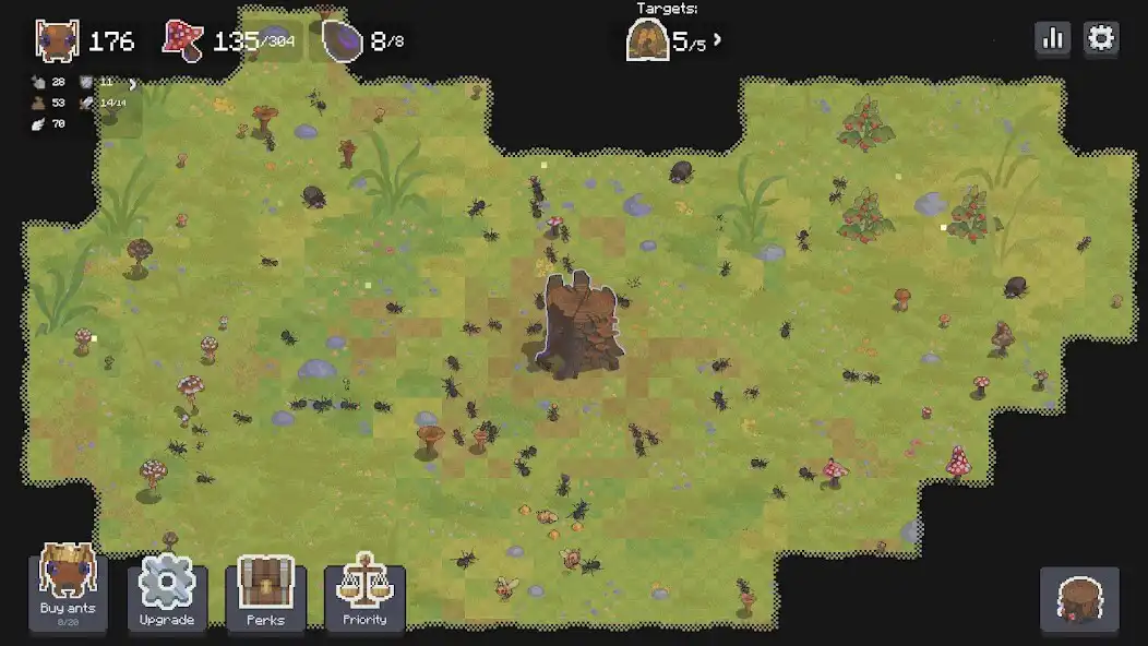 Play Ant Colony: Wild Forest as an online game Ant Colony: Wild Forest with UptoPlay