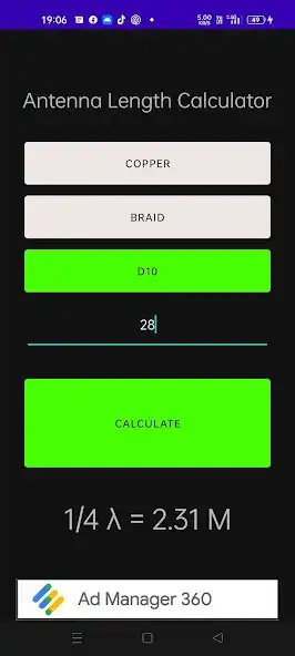 Play Antenna Length Calculator as an online game Antenna Length Calculator with UptoPlay