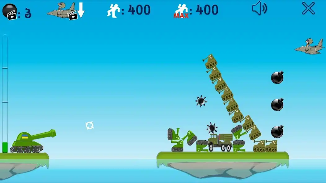 Play Anti-Tank Gun: Pushing Tanks as an online game Anti-Tank Gun: Pushing Tanks with UptoPlay