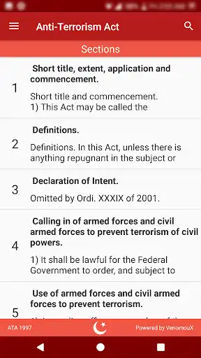 Play APK Anti-Terrorism Act 1997 (ATA)  and enjoy Anti-Terrorism Act 1997 (ATA) with UptoPlay com.venomoux.ATA