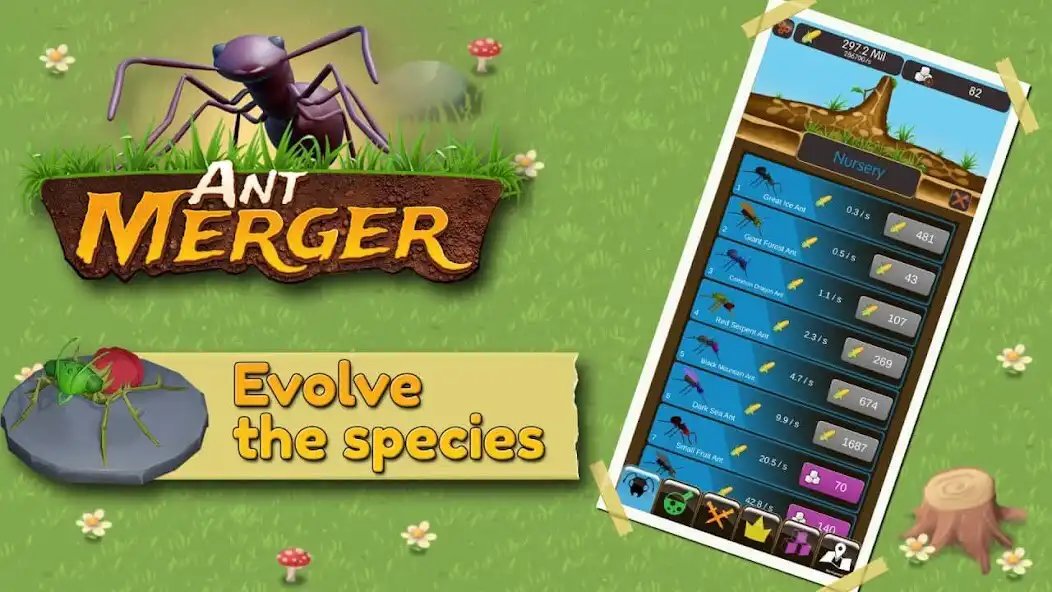 Play Ant Merger as an online game Ant Merger with UptoPlay