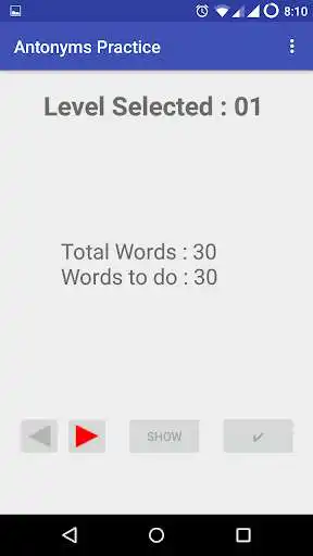 Play Antonyms Practice as an online game Antonyms Practice with UptoPlay