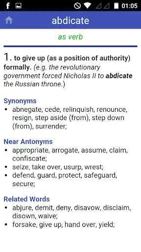 Play Antonyms Synonyms Dictionary as an online game online Antonyms Synonyms Dictionary with UptoPlay info.appsnet.antonymssynonyms Play Antonyms Synonyms Dictionary as an online game Antonyms Synonyms Dictionary with UptoPlay