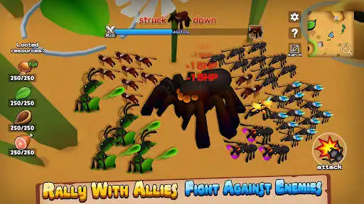 Play Ants:Kingdom Simulator 3D as an online game Ants:Kingdom Simulator 3D with UptoPlay