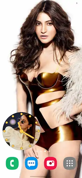 Play Anushka Sharma Clock Wallpaper as an online game Anushka Sharma Clock Wallpaper with UptoPlay