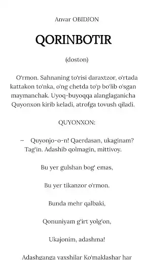 Play Anvar Obidjon - Qorinbotir as an online game Anvar Obidjon - Qorinbotir with UptoPlay
