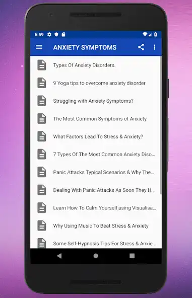 Play Anxiety Symptoms as an online game Anxiety Symptoms with UptoPlay