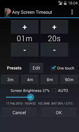 Play Any Screen Timeout