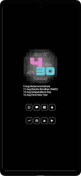 Play AOD plus AMOLED Notifications as an online game AOD plus AMOLED Notifications with UptoPlay