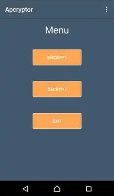 Play Apcryptor: An Encryption App