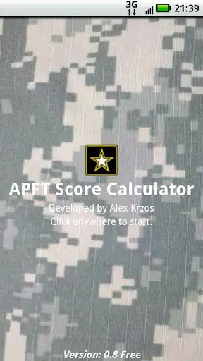 Play APFT Calculator w/ Score Log  and enjoy APFT Calculator w/ Score Log with UptoPlay