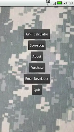 Play APFT Calculator w/ Score Log as an online game APFT Calculator w/ Score Log with UptoPlay