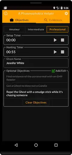 Play A Phasmophobia Helper as an online game A Phasmophobia Helper with UptoPlay