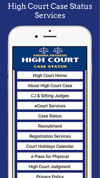 Play AP High Court Case Status App as an online game AP High Court Case Status App with UptoPlay